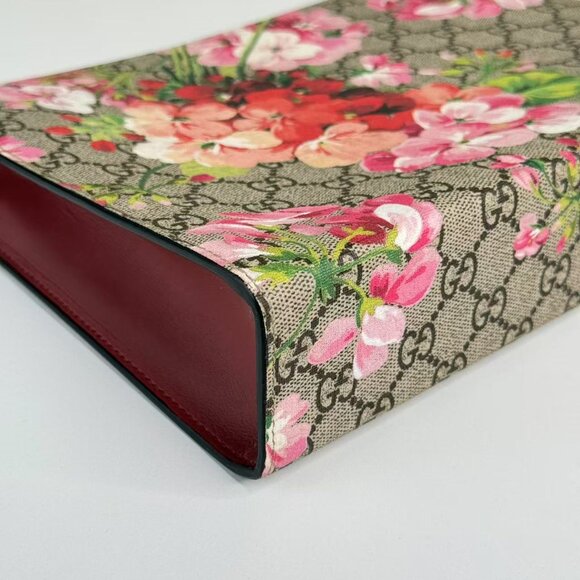 Gucci Toiletry Pouch Blooms Print GG Coated Canvas - Picture 6 of 8